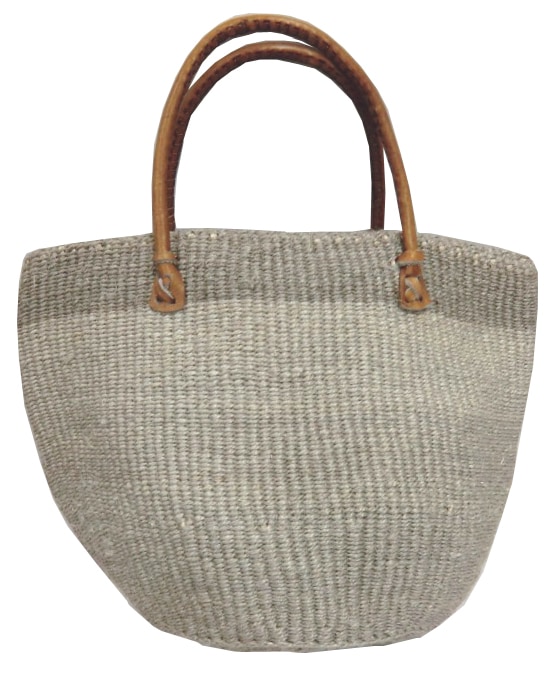 無地サイザルバッグ Mサイズ （8カラー） KENB-002