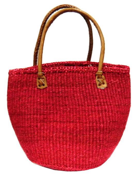 無地サイザルバッグ Mサイズ （8カラー） KENB-002