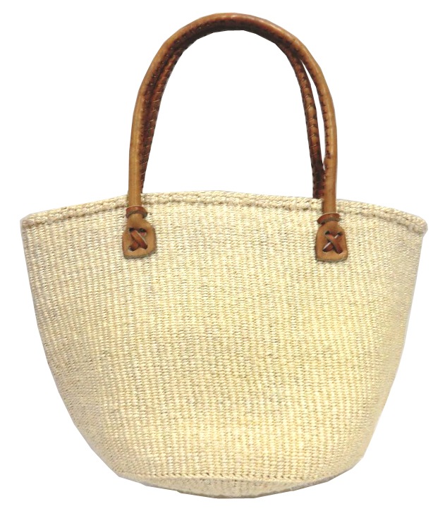 無地サイザルバッグ Mサイズ （8カラー） KENB-002