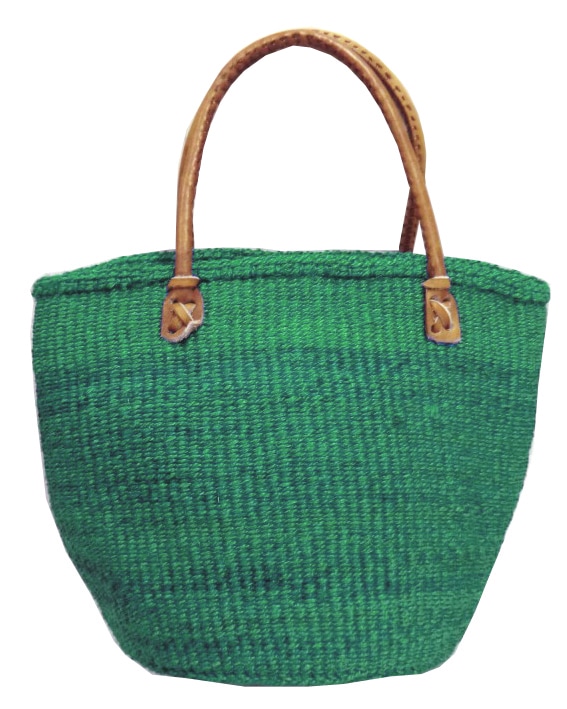 無地サイザルバッグ Mサイズ （8カラー） KENB-002