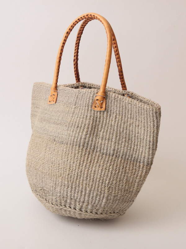 無地サイザルバッグ Mサイズ （8カラー） KENB-002