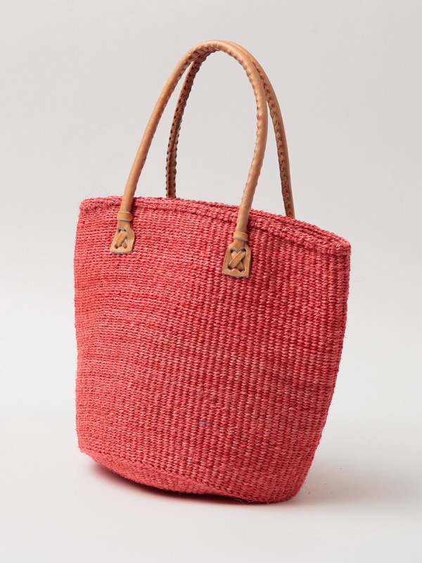 無地サイザルバッグ Mサイズ （8カラー） KENB-002