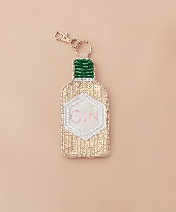 パーティー刺繍 キーポーチ 7×14.5cm M42-2490 