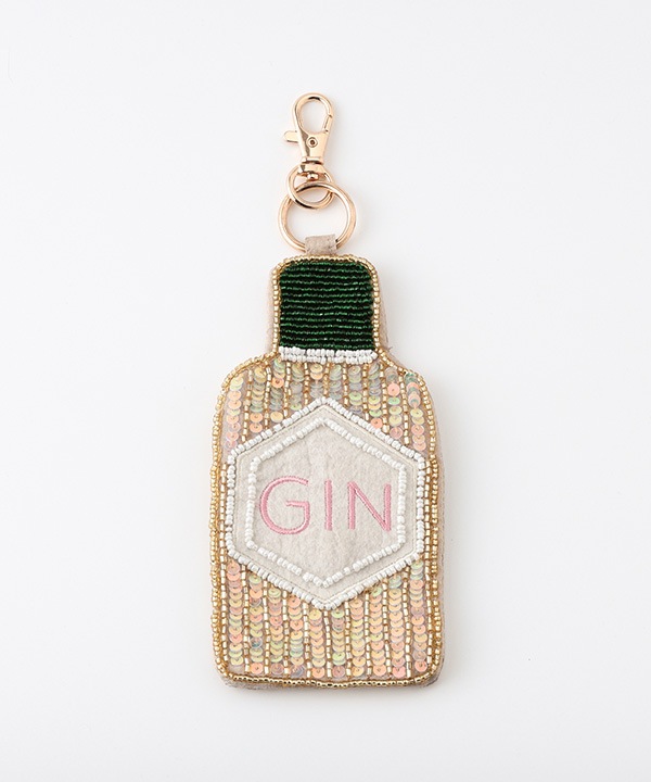 パーティー刺繍 キーポーチ 7×14.5cm M42-2490 