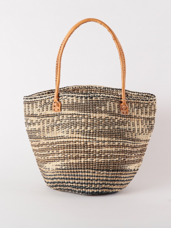 ボーダーサイザルバッグ Lサイズ(色柄アソート) KENB-004