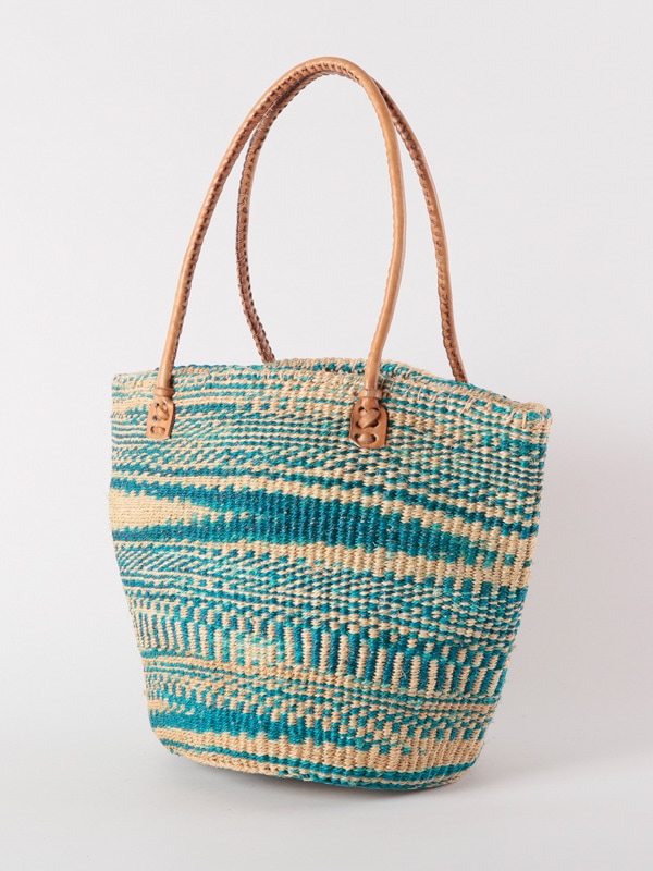 ボーダーサイザルバッグ Lサイズ(色柄アソート) KENB-004