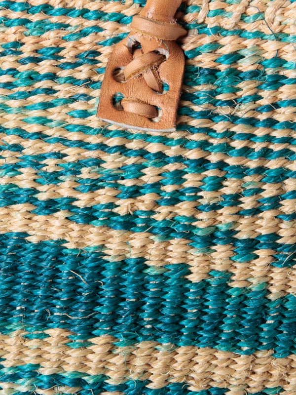 ボーダーサイザルバッグ Lサイズ(色柄アソート) KENB-004