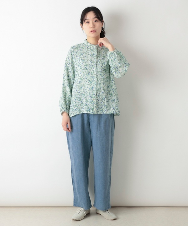 小花柄コットンダブルガーゼブラウス 26S001 | アパレル,シャツ