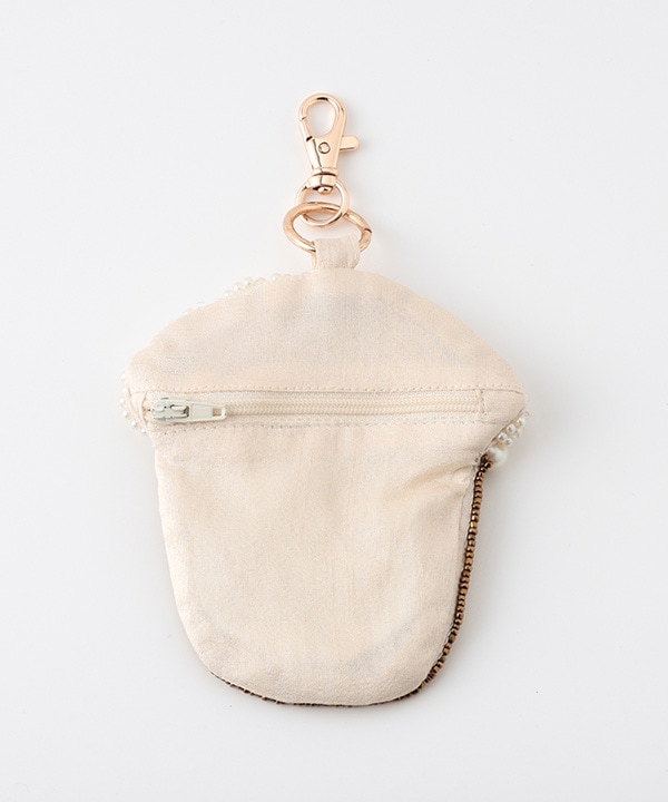 パーティー刺繍 キーポーチ 12×13cm M42-2492