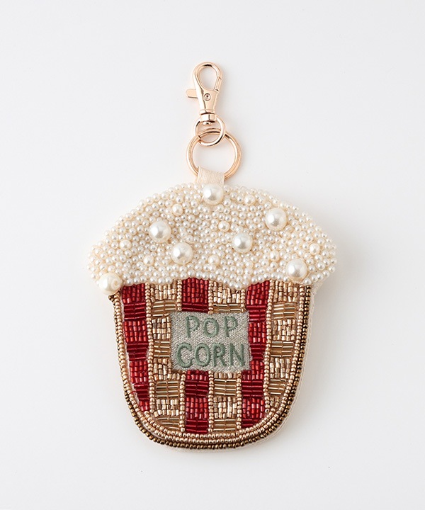 パーティー刺繍 キーポーチ 12×13cm M42-2492