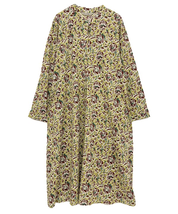 カラムカリ・プリントジャージシャツワンピース 25W422