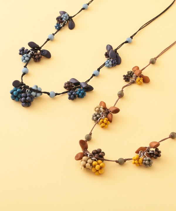 ウッド 木ノ実ネックレス A25WPN054