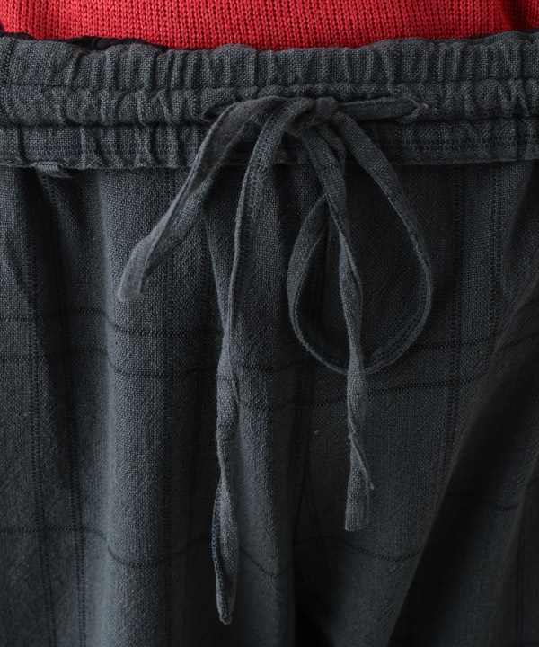 ウィンドウペン・チェックコットンラフパンツ 25W425