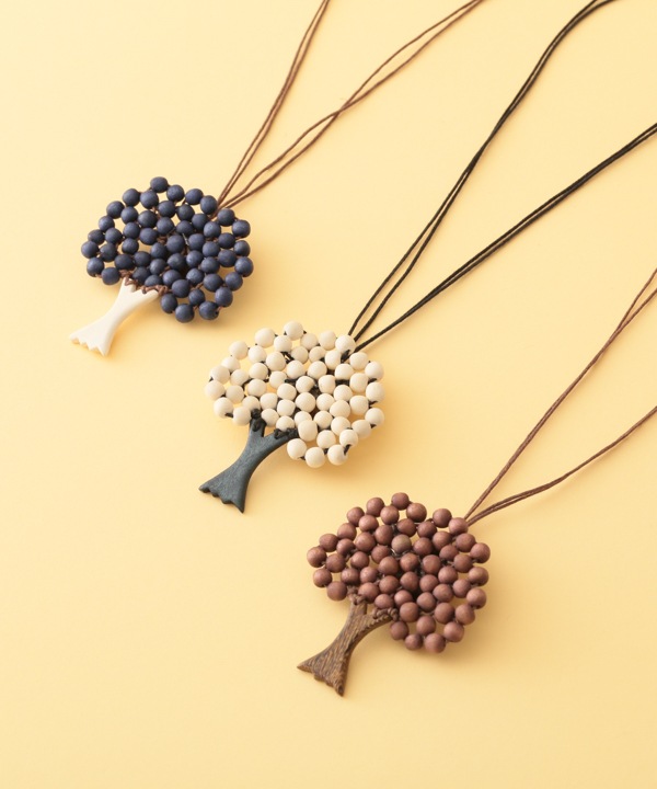 ウッド ツリーネックレス A25WPN056