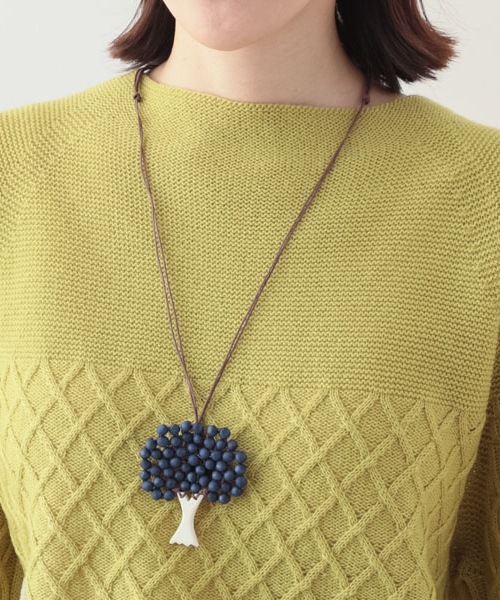 ウッド ツリーネックレス A25WPN056