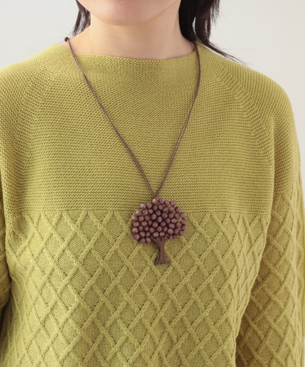 ウッド ツリーネックレス A25WPN056