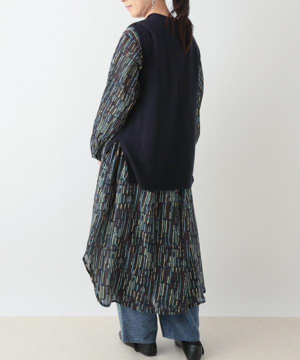 ホールガーメント デザインベストデザインベスト 日本製 25W426