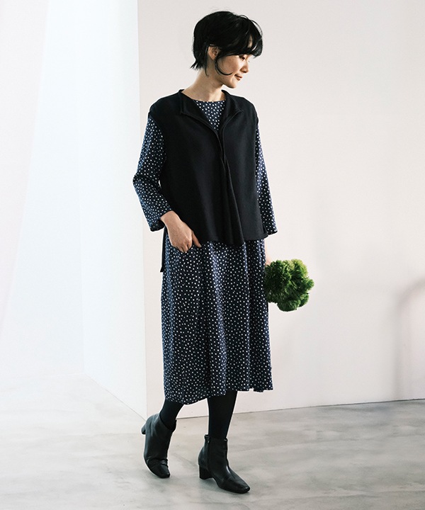 ホールガーメント デザインベストデザインベスト 日本製 25W426