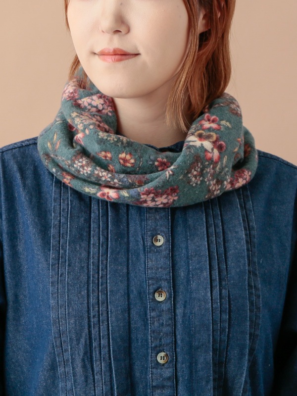 中花柄スヌード(2カラー) B23W022