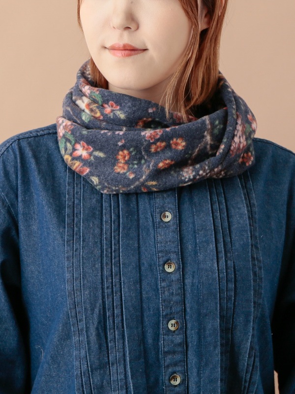 中花柄スヌード(2カラー) B23W022