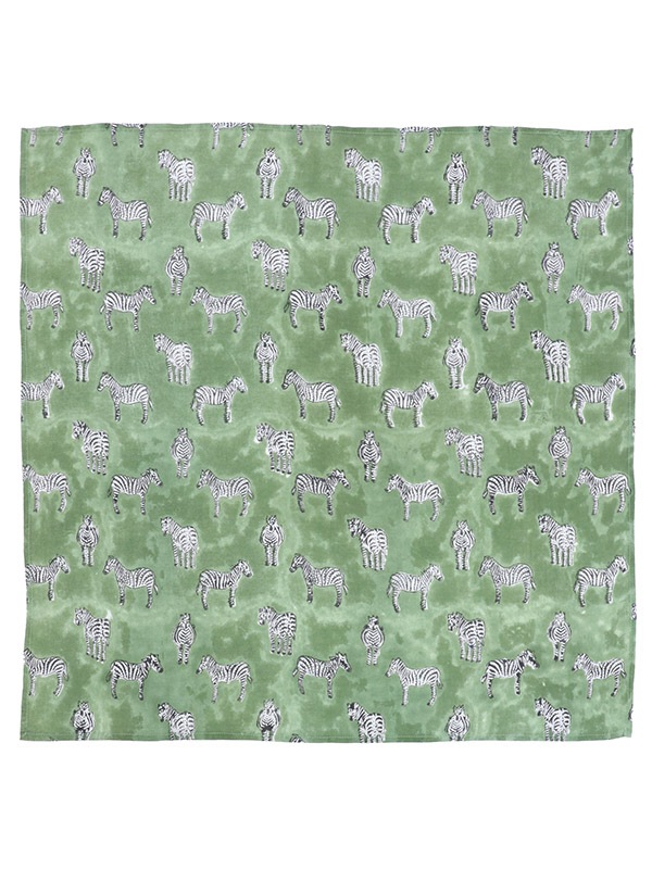 ブロックプリントコットンバンダナ（6カラー）H24S203