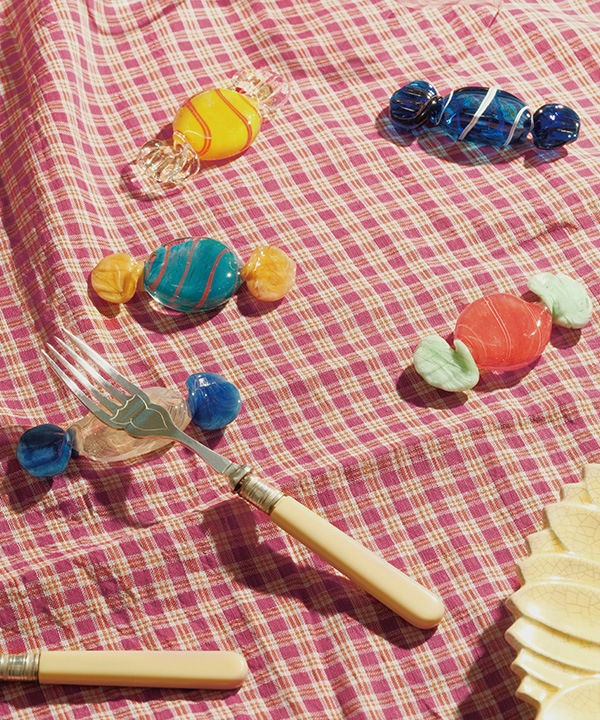 ガラス箸置 キャンディー 3カラー M18-2755