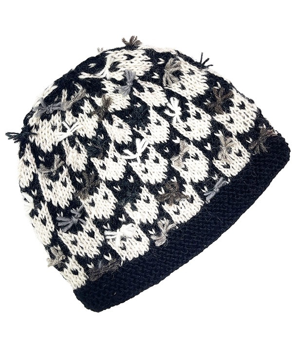 メニーキャット ニット帽 キャップ（2カラー）H24W012