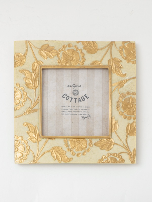 フラワーフォトフレームS 17×17cm （2カラー） M45-1711