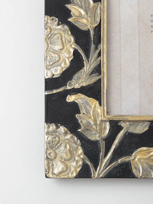 フラワーフォトフレームL 17×22cm （2カラー） M45-1712