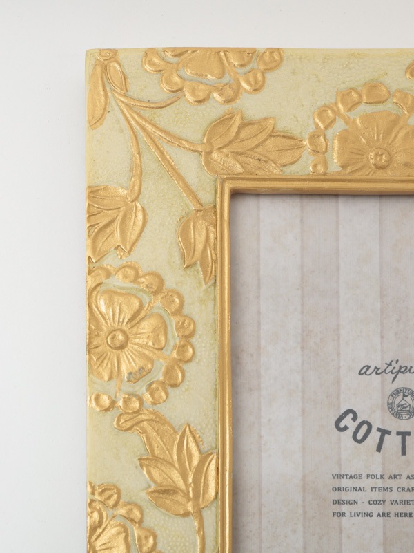 フラワーフォトフレームL 17×22cm （2カラー） M45-1712