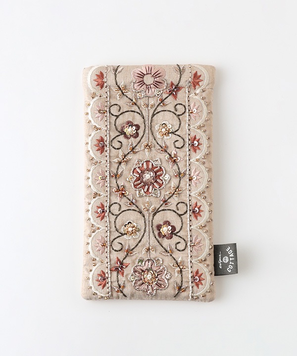 ビーズ刺繍 メガネケース M42-2702