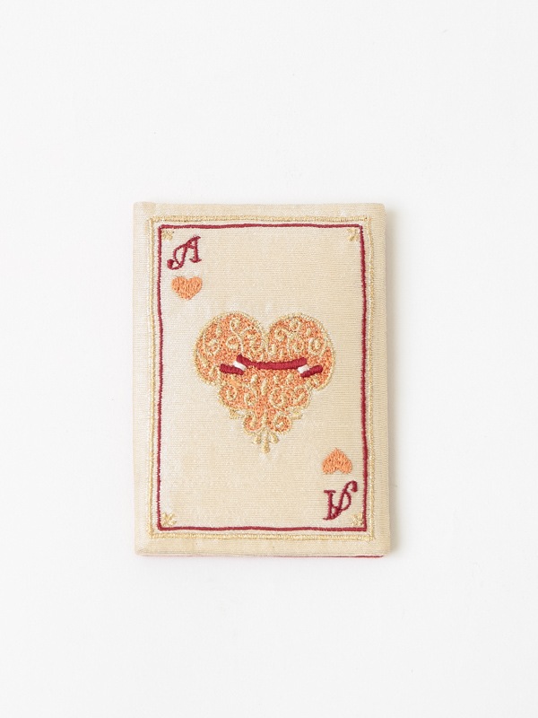 トランプ刺繍 ハンドミラー（4カラー） M42-2093