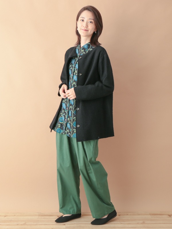 nuku nuku 縮絨ウール・カーディガン（5カラー）　23W460