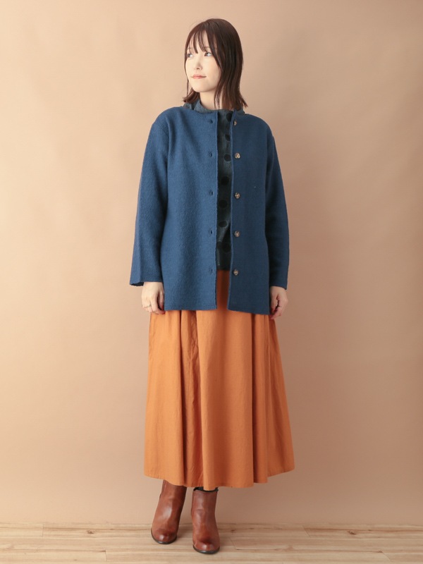 nuku nuku 縮絨ウール・カーディガン（5カラー）　23W460