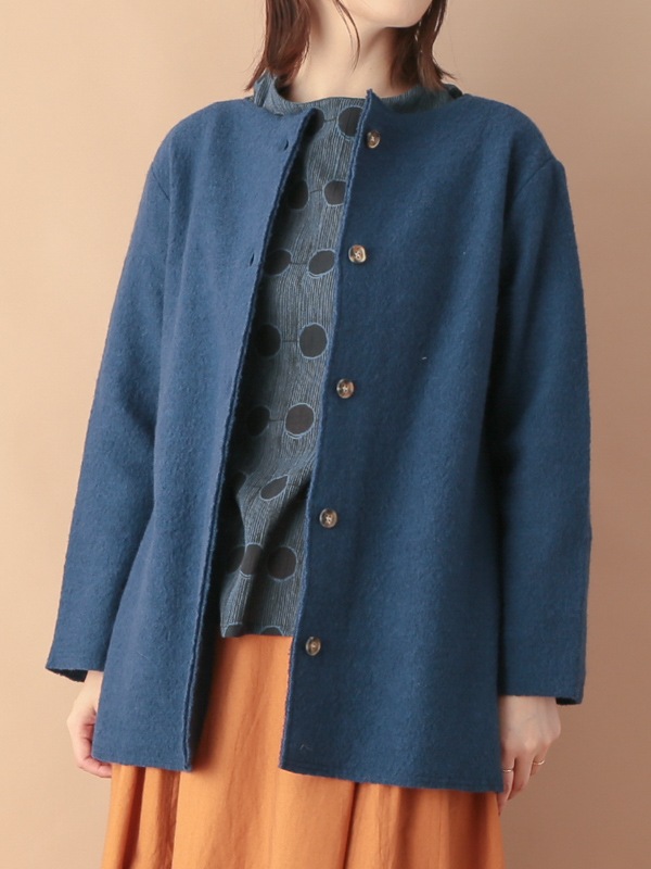 nuku nuku 縮絨ウール・カーディガン（5カラー）　23W460