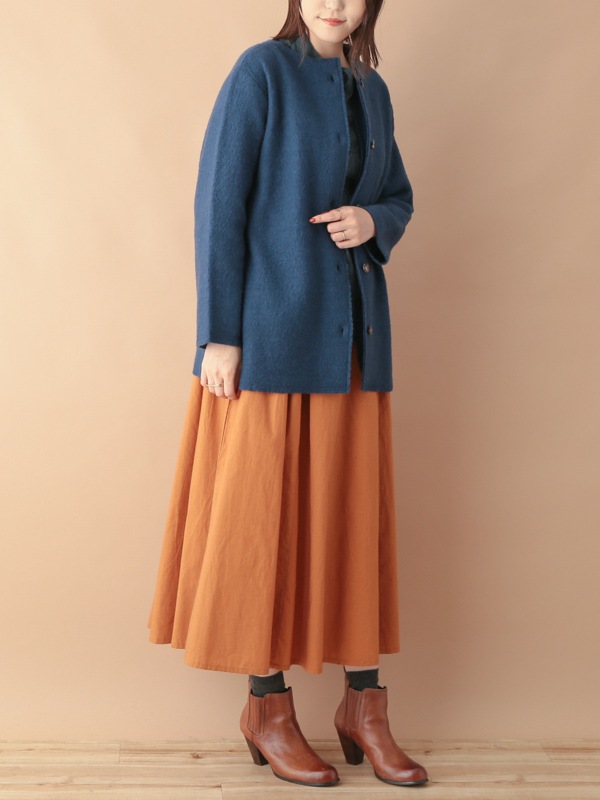 nuku nuku 縮絨ウール・カーディガン（5カラー）　23W460