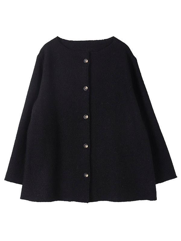 nuku nuku 縮絨ウール・カーディガン（5カラー）　23W460