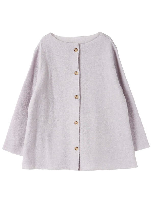 nuku nuku 縮絨ウール・カーディガン（5カラー）　23W460