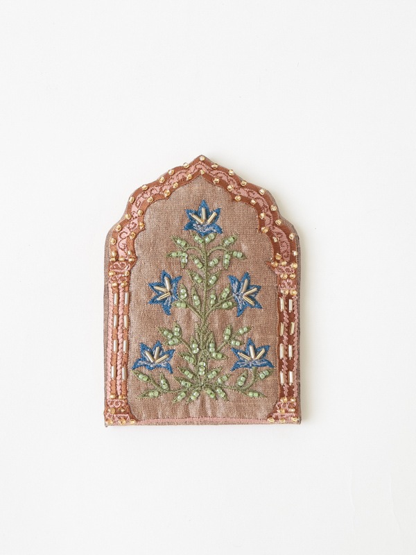 インドドア刺繍 ハンドミラー（3カラー） M42-2095