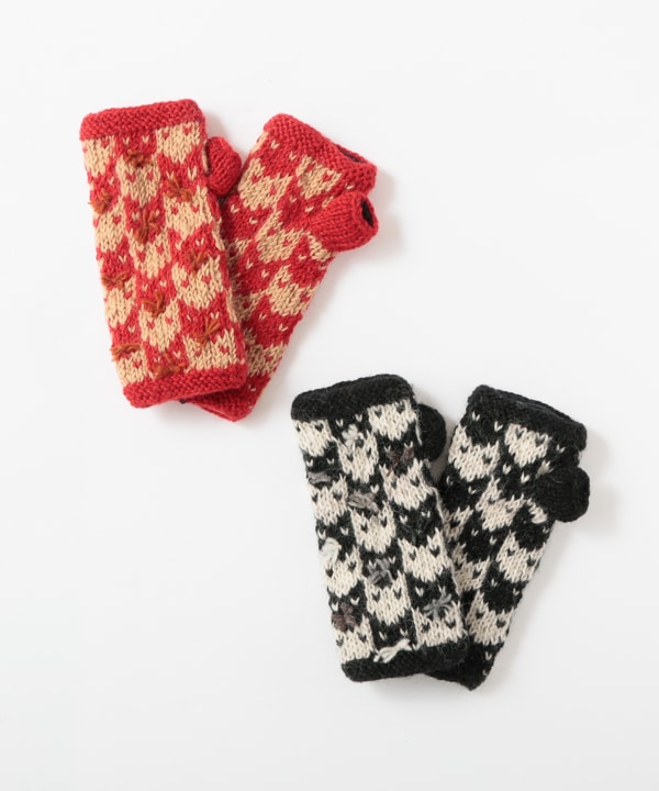 メニーキャットハンドウォーマー（2カラー）H24W022