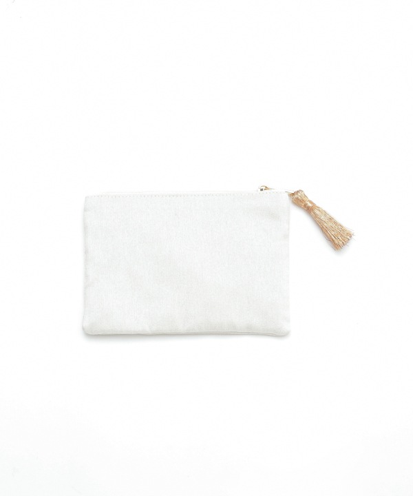 フルーツ刺繍（イチゴ・レモン）ポーチS M42-2704 【2月上旬頃入荷予定】