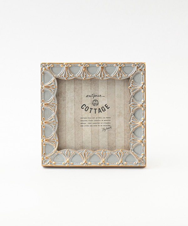 紋様レリーフ フォトフレームS 14cm （2カラー） M45-1949