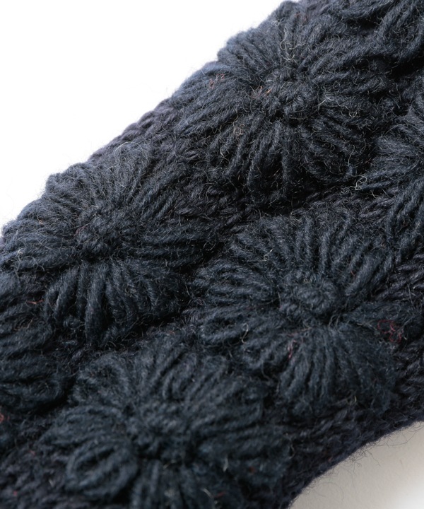 シンプルフラワ－ハンドウォーマー（4カラー）H24W023