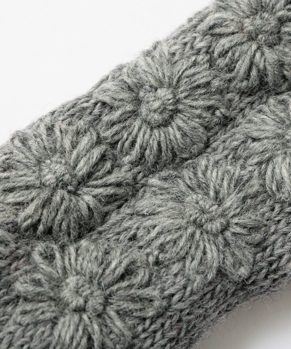 シンプルフラワ－ハンドウォーマー（4カラー）H24W023