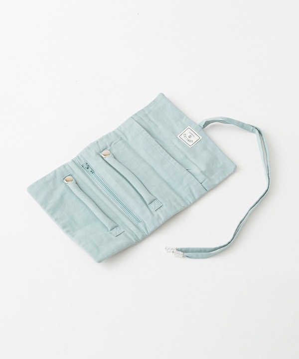 フルーツ刺繍（イチゴ・レモン）アクセサリーケース M42-2706