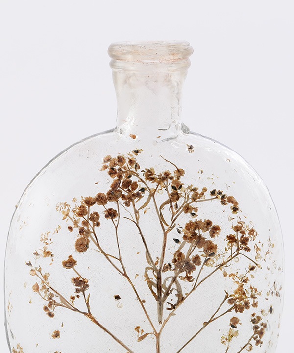 押し花 リサイクルガラスベース M52-2830