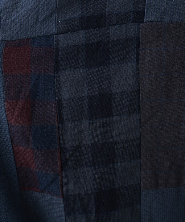 カディ・パッチワークコクーンワンピース 25W438