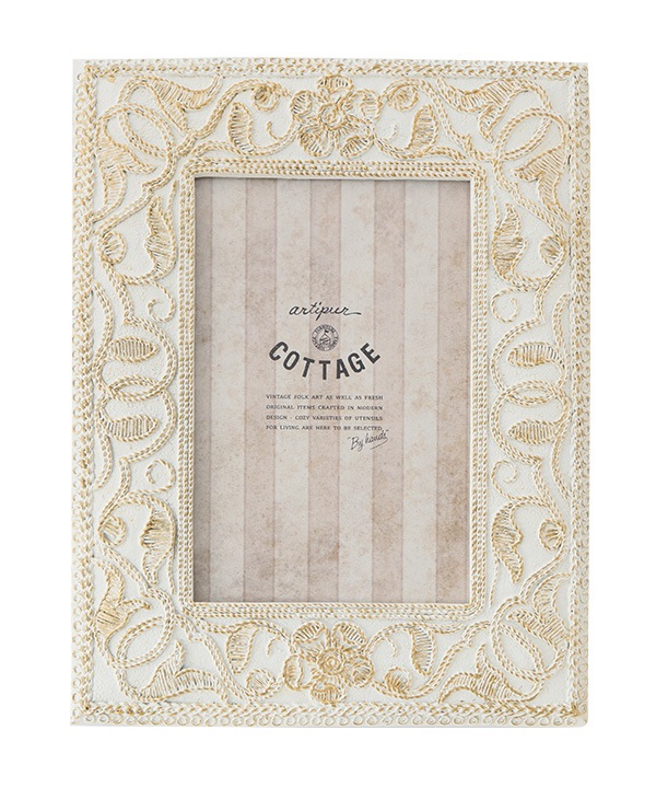 草花レクタングル フォトフレーム（2カラー） 17.5×22cm M45-2466