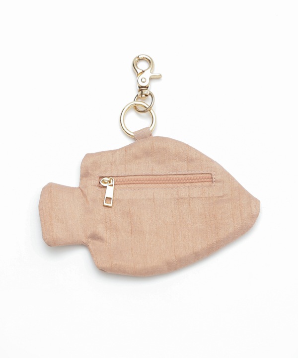 フィッシュ刺繍 キーポーチ バッグチャーム M42-2708