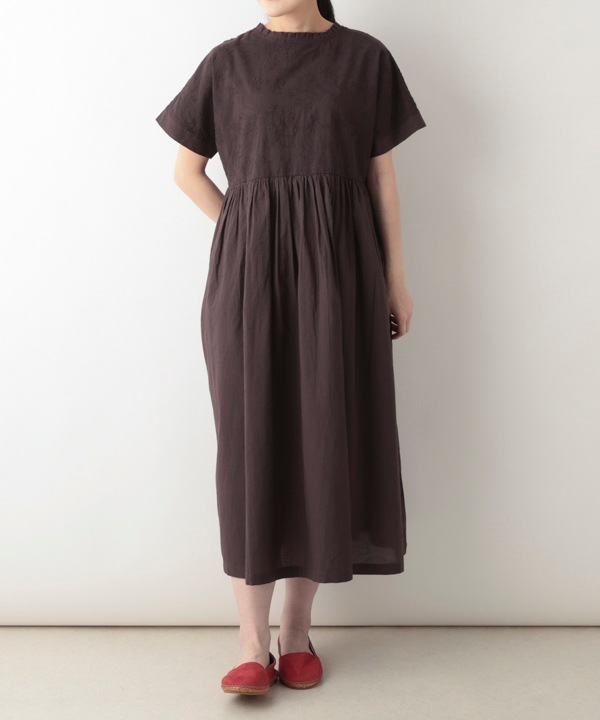 様々なボタニカル刺繍コットン2wayワンピース 26S032 | アパレル